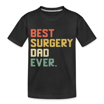Meilleur père chirurgien, chirurgien, chirurgien, médecin, Surg - T-shirt bio Premium Enfant - noir - Devant