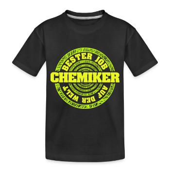Cadeau pour chimiste - T-shirt bio Premium Enfant - noir - Devant