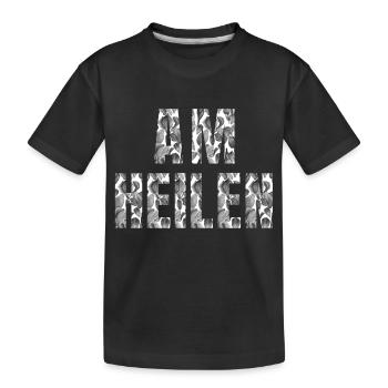 Am heilen - Shirt - Kinder Premium Bio T-Shirt - Schwarz - Vorne