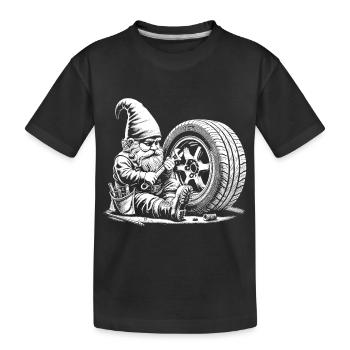 Automechaniker - Kinder Premium Bio T-Shirt - Schwarz - Vorne