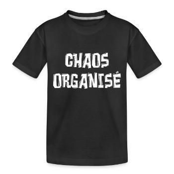 CHAOS ORGANISÉ - T-shirt bio Premium Enfant - noir - Devant