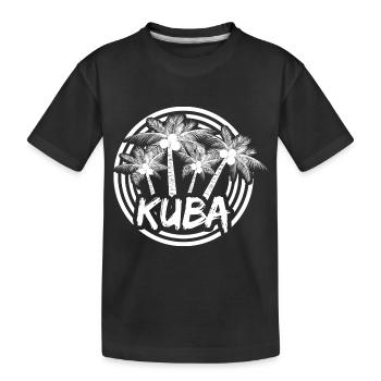 Vacances Cuba - T-shirt bio Premium Enfant - noir - Devant