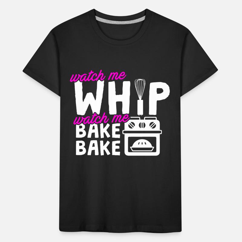 Baker Watch Me Bake Kids' Premium Organic T-Shirt