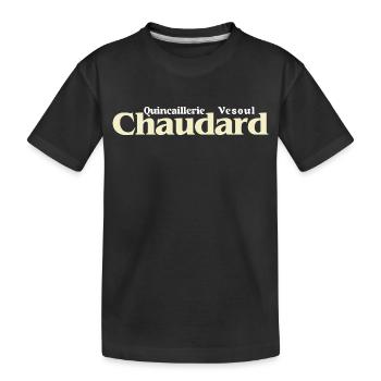Quincaillerie Chaudard Vesoul Film Culte Compagnie - Kinder Premium Bio T-Shirt - Schwarz - Vorne