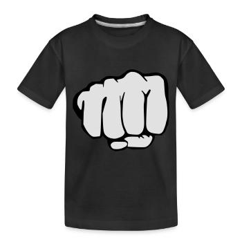 Faust - Kinder Premium Bio T-Shirt - Schwarz - Vorne