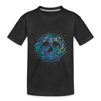 Splash Skull - T-shirt bio Premium Enfant - noir - Devant