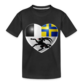 Coeur (Grisons) - T-shirt bio Premium Enfant - noir - Devant