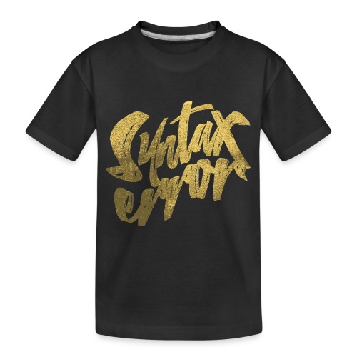 Syntax Error - Ekologisk premium-T-shirt barn