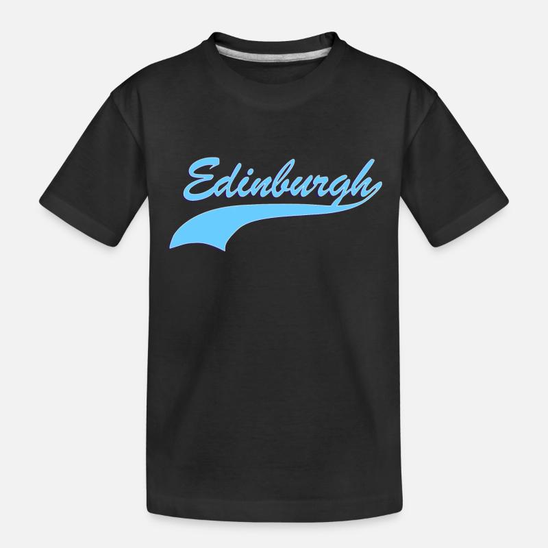 Édimbourg - T-shirt bio Premium Enfant - noir