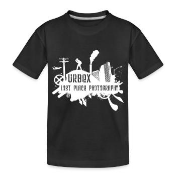 Lost Place Photography White - Kinder Premium Bio T-Shirt - Schwarz - Vorne