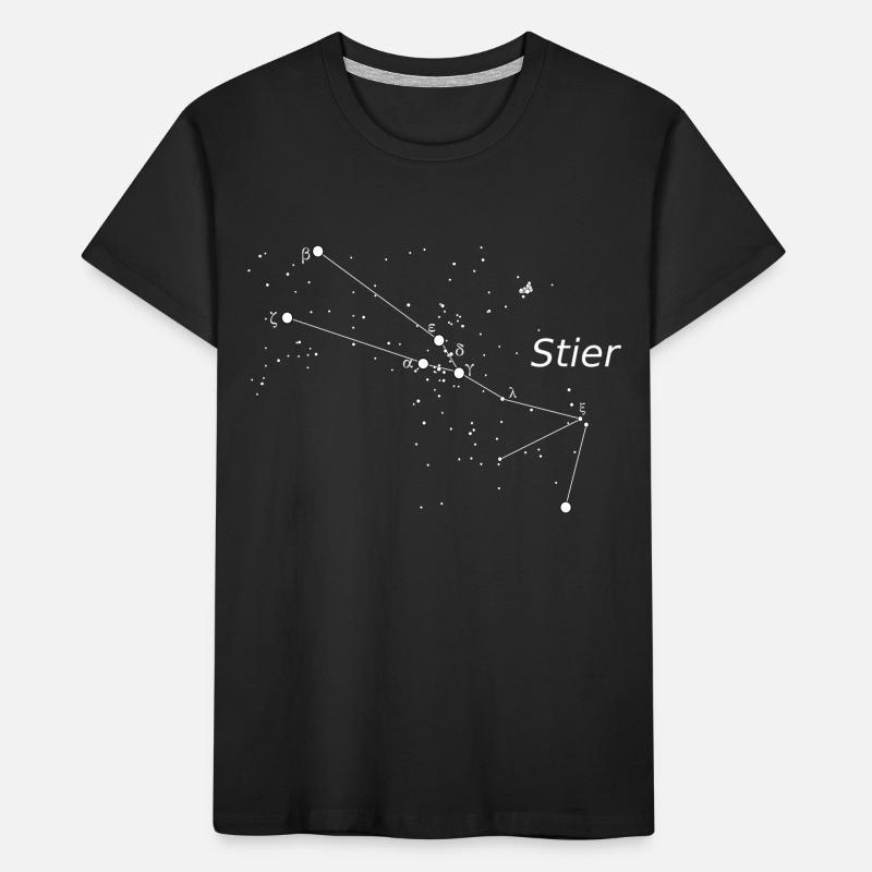 Stier Sternbild Sternzeichen Kinder Premium Bio T-Shirt