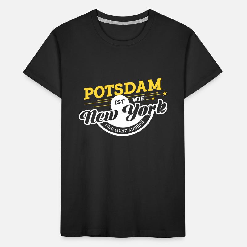 Potsdam est exactement comme New York, complètement différent. T-shirt bio Premium Enfant
