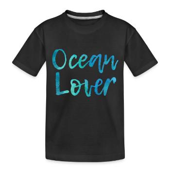 Ocean Lover - T-shirt bio Premium Enfant - noir - Devant