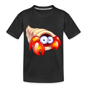 Louis le bernard-l'hermit - T-shirt bio Premium Enfant - noir - Devant