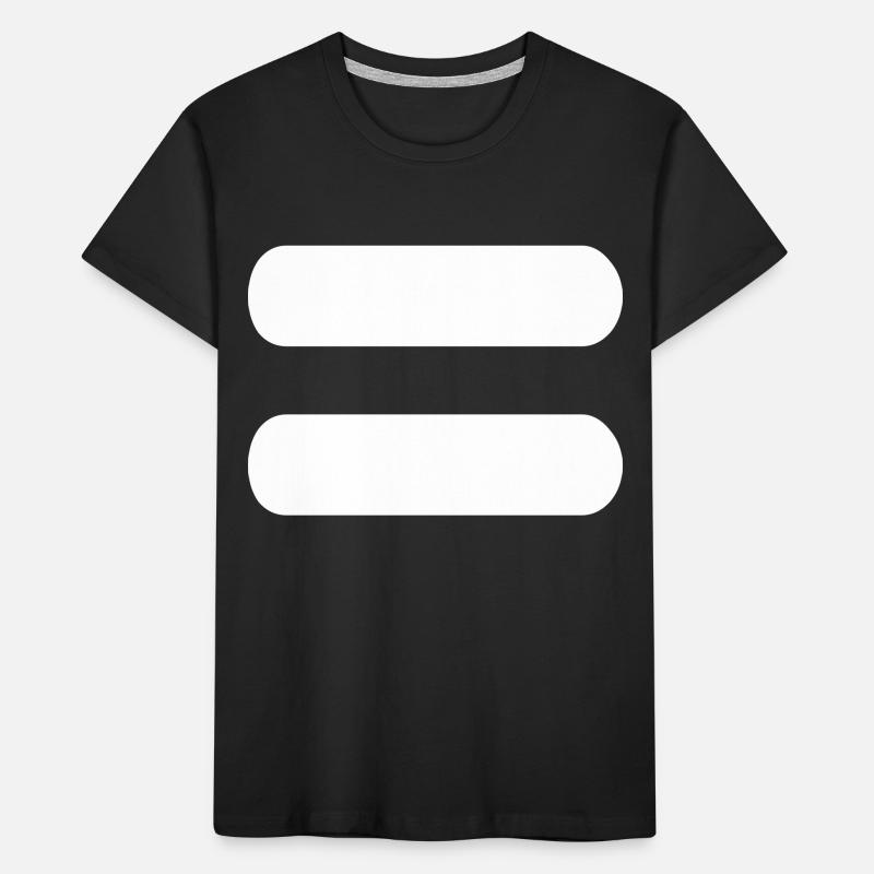 Equal symbol math vector Kids' Premium Organic T-Shirt