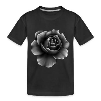 Rose - T-shirt bio Premium Enfant - noir - Devant