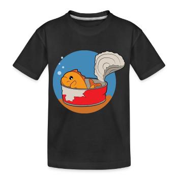 Pollution de l’environnement - T-shirt bio Premium Enfant - noir - Devant