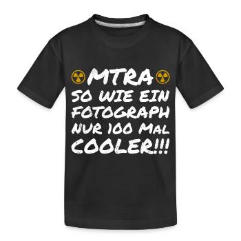 MTRA Medizinisch-Technischer Radiologie Mta - Kinder Premium Bio T-Shirt - Schwarz - Vorne
