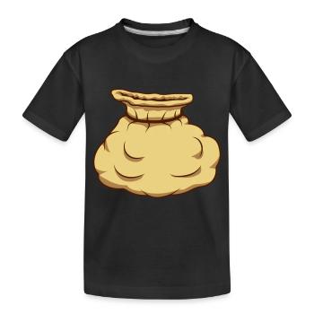 Sac de bande dessinée rempli - T-shirt bio Premium Enfant - noir - Devant