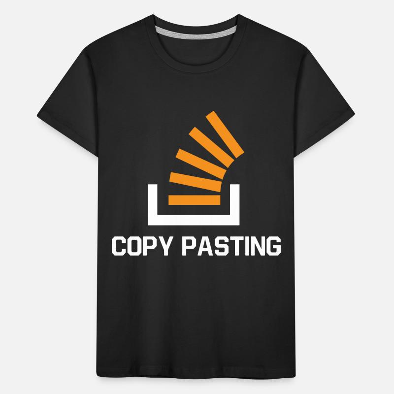 Copy Pasting Programming Coder Software Developer Kinder Premium Bio T-Shirt