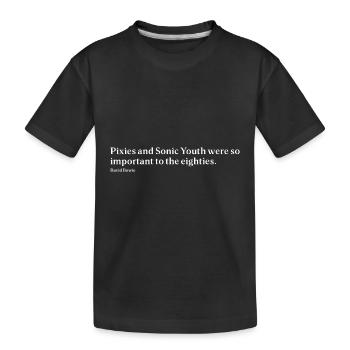 Quotes - Kids' Premium Organic T-Shirt - black - Front