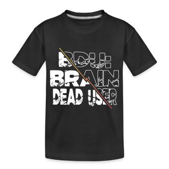 dictons codage idée cadeau pirater la boîte crypter - T-shirt bio Premium Enfant - noir - Devant