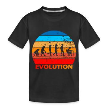 Evolution de l’informatique informatique Informatique Computer Science Computer Nerds - T-shirt bio Premium Enfant - noir - Devant