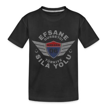 Ankara - Kinder Premium Bio T-Shirt - Schwarz - Vorne