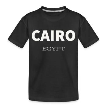 Cairo - Kids' Premium Organic T-Shirt - black - Front