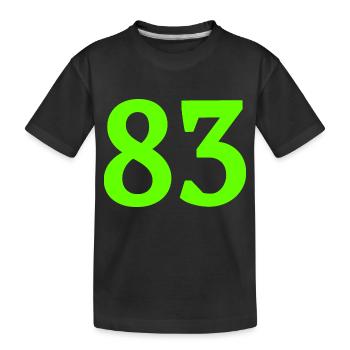 Issue 83 - Kids' Premium Organic T-Shirt - black - Front
