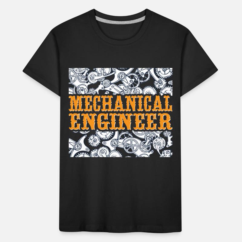 Mechanics Engineer Mechanical Engineering Kids' Premium Organic T-Shirt