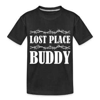 Lost Place Buddy Urbex Idée cadeau - T-shirt bio Premium Enfant - noir - Devant