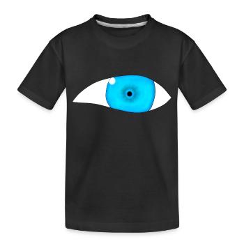 Oeil - T-shirt bio Premium Enfant - noir - Devant