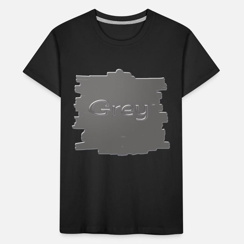 Grey Kids' Premium Organic T-Shirt
