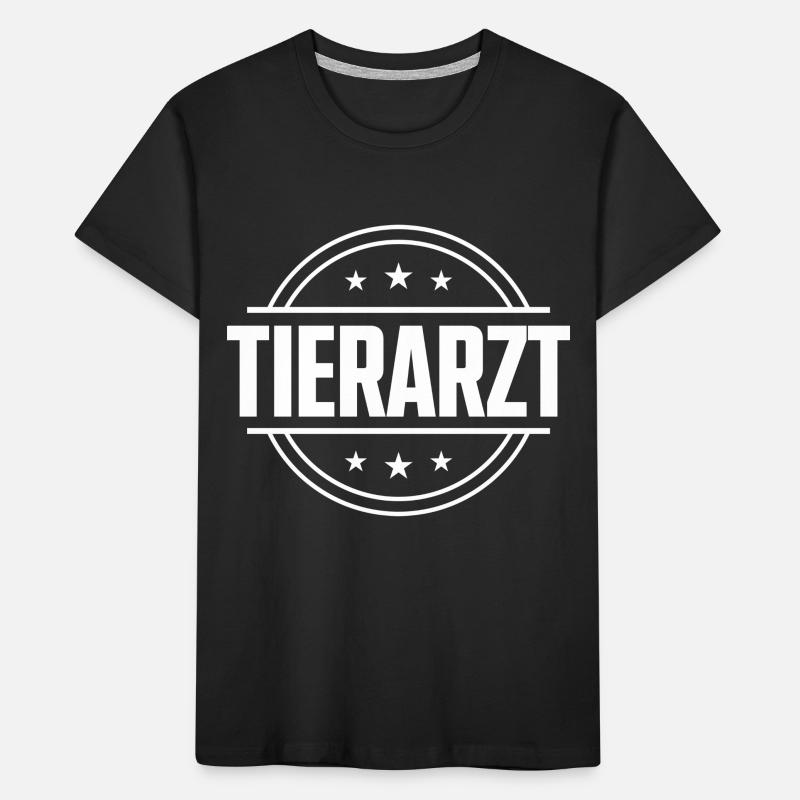 Tierarzt Beruf Kinder Premium Bio T-Shirt