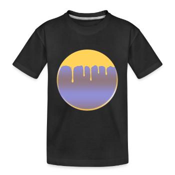 Il est en cours d’exécution - T-shirt bio Premium Enfant - noir - Devant