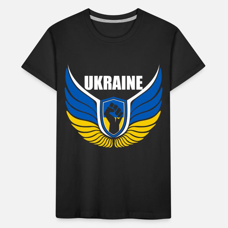 Ukraine Logo Kids' Premium Organic T-Shirt