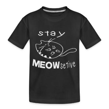 rester MEOWsetive - T-shirt bio Premium Enfant - noir - Devant