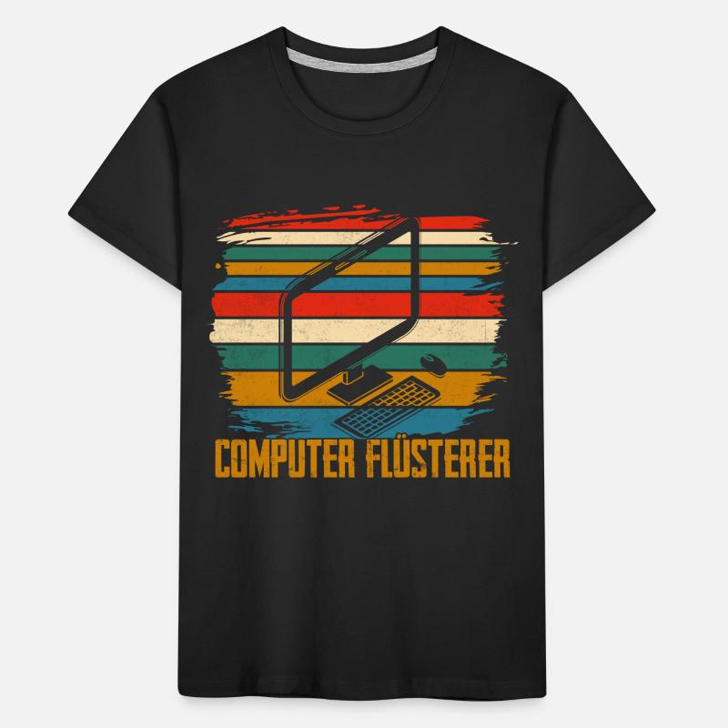 Computer Flüsterer IT Programmierer Kinder Premium Bio T-Shirt