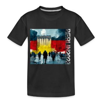 Le nouveau Mitte 192 de Berlin - T-shirt bio Premium Enfant - noir - Devant