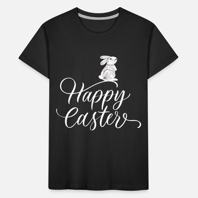 Happy Easter, Funny Easter Rabbit, Easter Hunting Kinder Premium Bio T-Shirt
