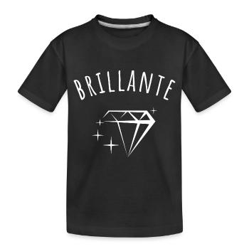 brillante idée cadeau - T-shirt bio Premium Enfant - noir - Devant