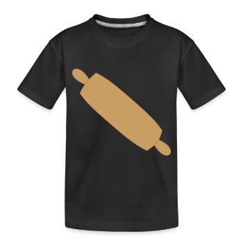 nudelholz - Kinder Premium Bio T-Shirt - Schwarz - Vorne