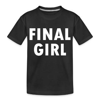 Final girl - T-shirt bio Premium Enfant - noir - Devant