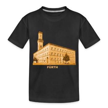 Mairie de Fürth Moyenne Franconie Bavière - T-shirt bio Premium Enfant - noir - Devant