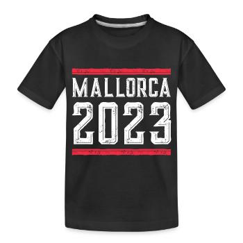 Mallorca 2023 - Kids' Premium Organic T-Shirt - black - Front