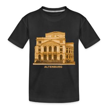 Altenburg Theater Thüringen Skatstadt - Kids' Premium Organic T-Shirt - black - Front