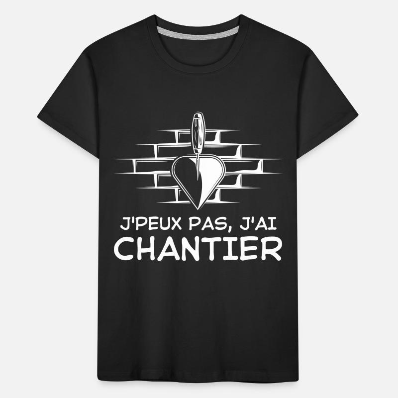 Construction de bâtiment T-shirt bio Premium Enfant