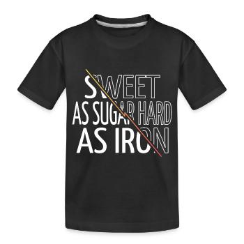 sayings love movies gift idea - Kinder Premium Bio T-Shirt - Schwarz - Vorne