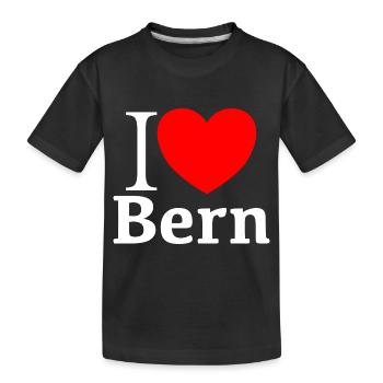 j’aime Berne - T-shirt bio Premium Enfant - noir - Devant